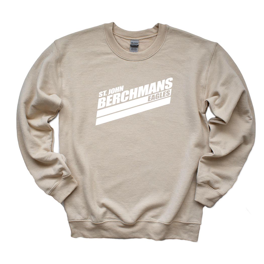 Speed Stripes Berchman Eagles ~ Crewneck Sweatshirt ~ St. John Berchmans