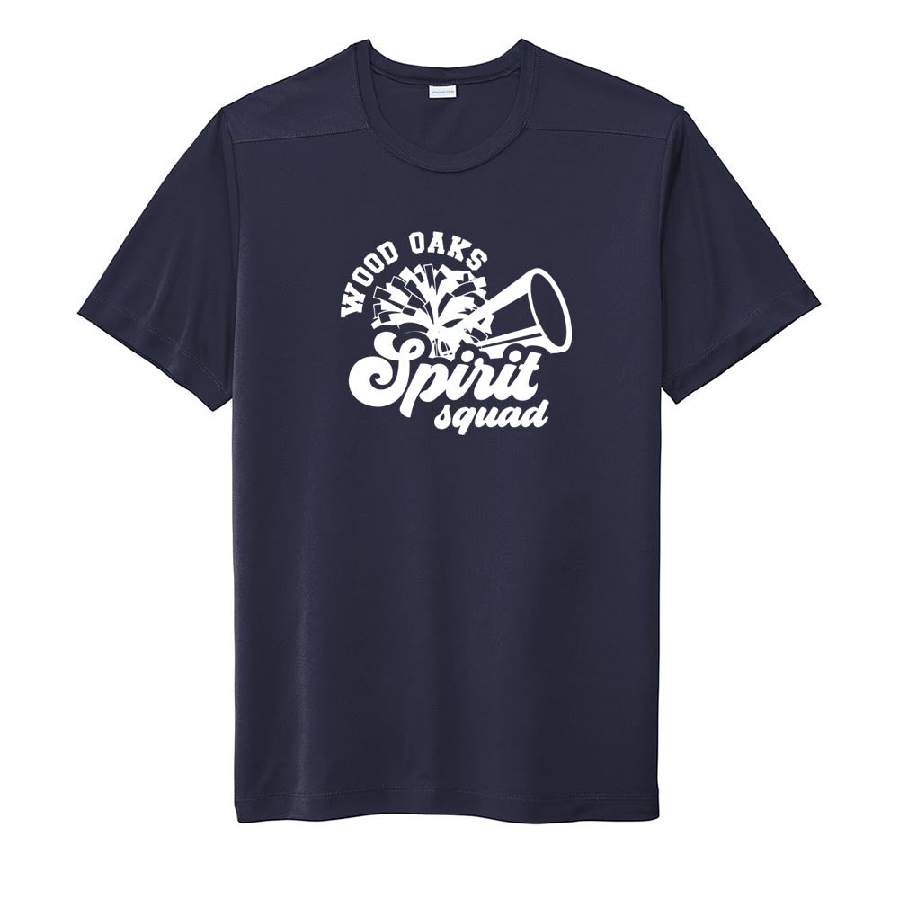 Spirit Squad ~ Performance Tee ~ Wood Oaks Junior High Athletics