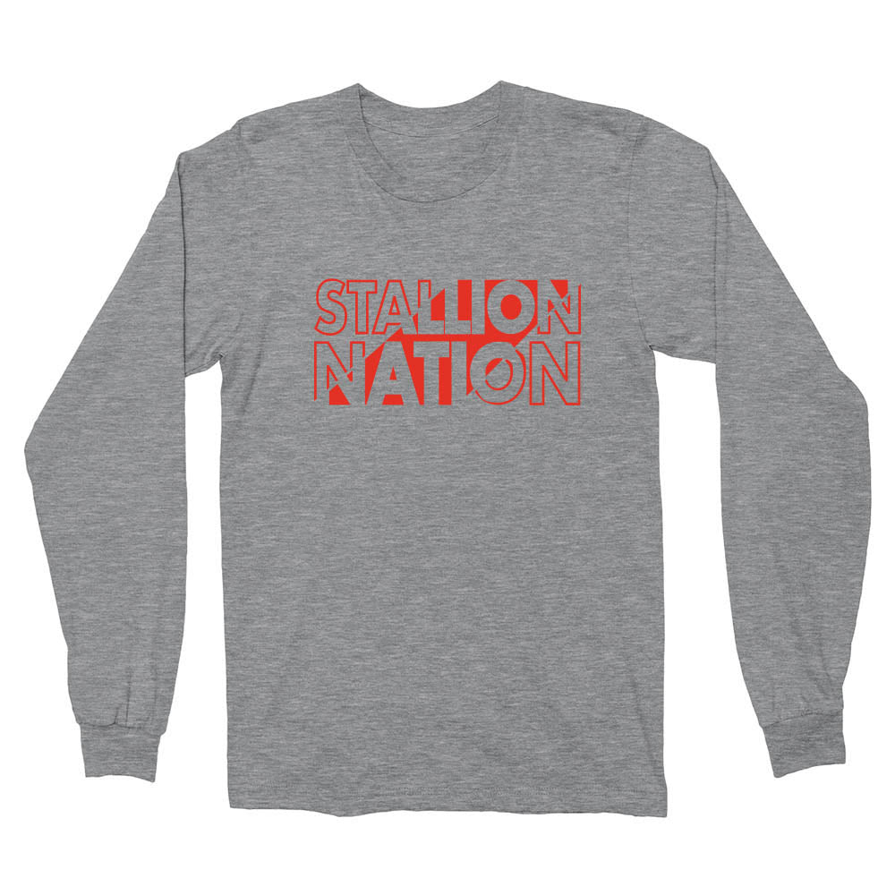 Stallion Nation ~ Cotton Long Sleeve T-Shirt ~ Nettelhorst School