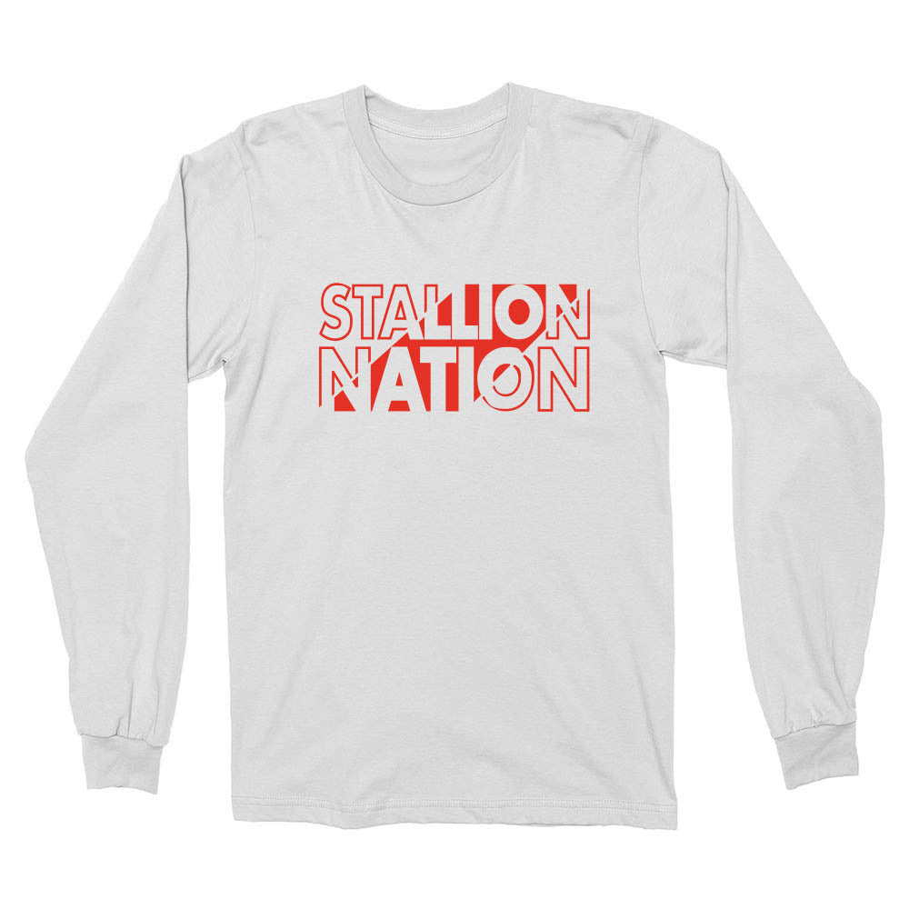 Stallion Nation ~ Cotton Long Sleeve T-Shirt ~ Nettelhorst School