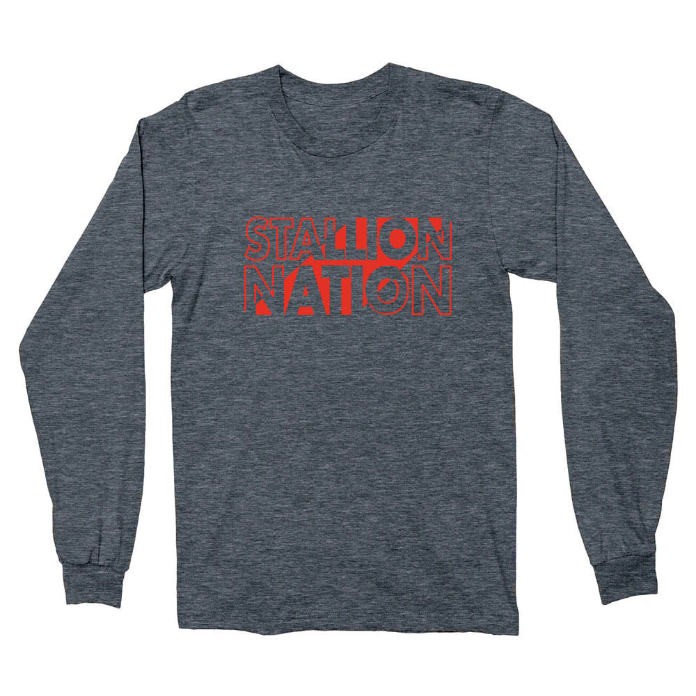 Stallion Nation ~ Cotton Long Sleeve T-Shirt ~ Nettelhorst School