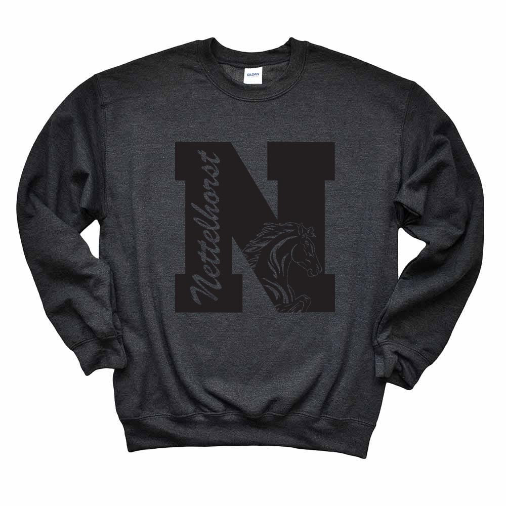 Stallion Stamp ~ Crewneck Sweatshirt ~ Nettelhorst School