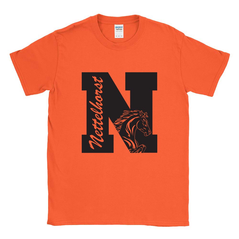 Stallion Stamp ~ Cotton T-Shirt ~ Nettelhorst School