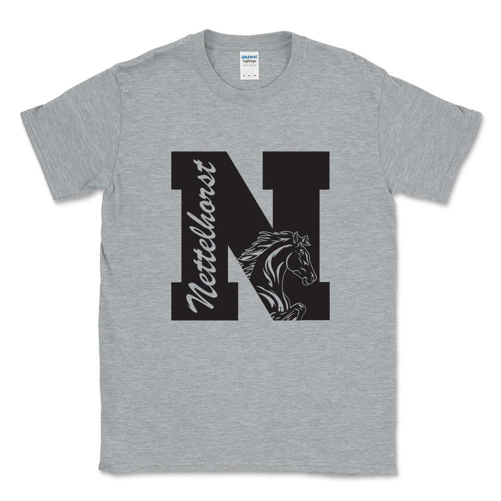 Stallion Stamp ~ Cotton T-Shirt ~ Nettelhorst School