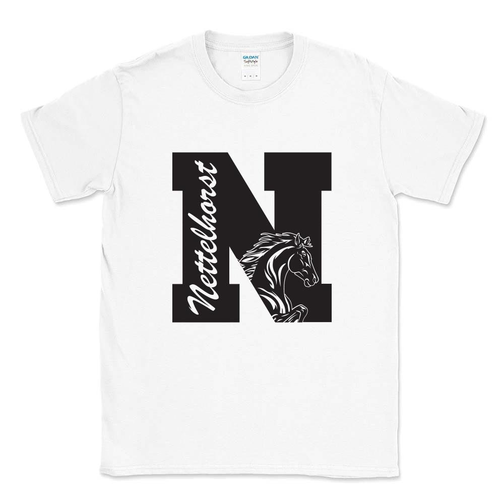 Stallion Stamp ~ Cotton T-Shirt ~ Nettelhorst School