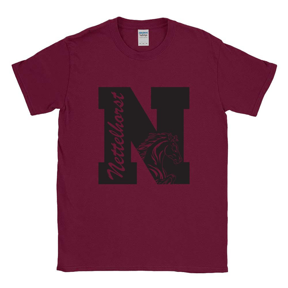 Stallion Stamp ~ Cotton T-Shirt ~ Nettelhorst School