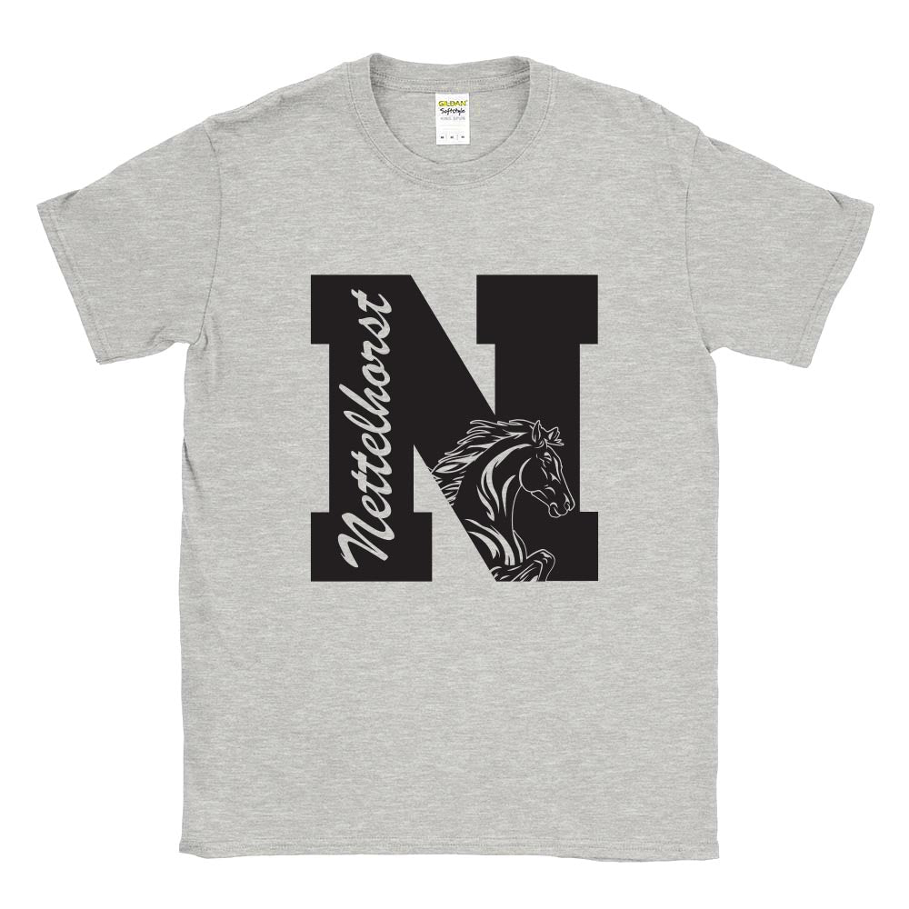 Stallion Stamp ~ Cotton T-Shirt ~ Nettelhorst School
