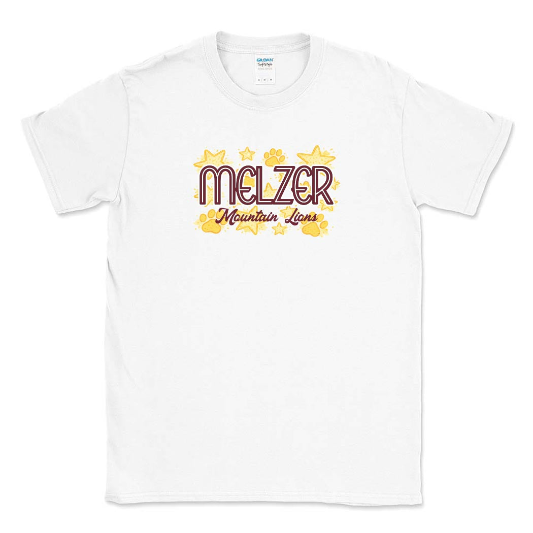 Stars ~ Cotton T-Shirt ~ Melzer Elementary School