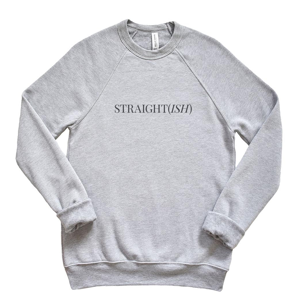 Straight(ish) ~ Youth Raglan Crewneck Sweatshirt ~ humanKIND