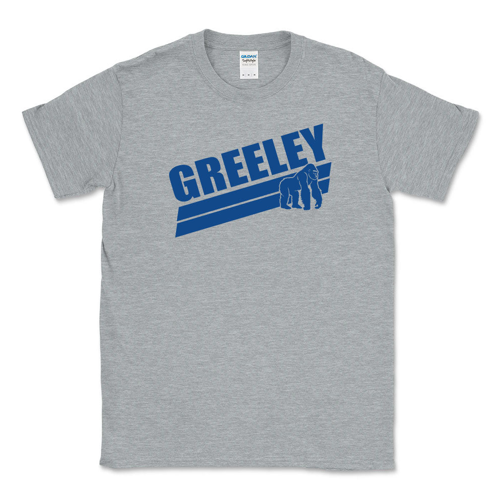 GREELEY STRIPES MASCOT TEE ~ GREELEY SCHOOL ~ youth & adult ~ classic unisex fit