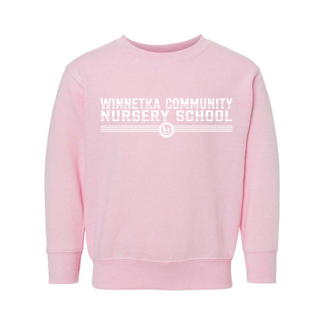 Stripes ~ Toddler Crewneck Sweatshirt ~ Winnetka Community Nursery School