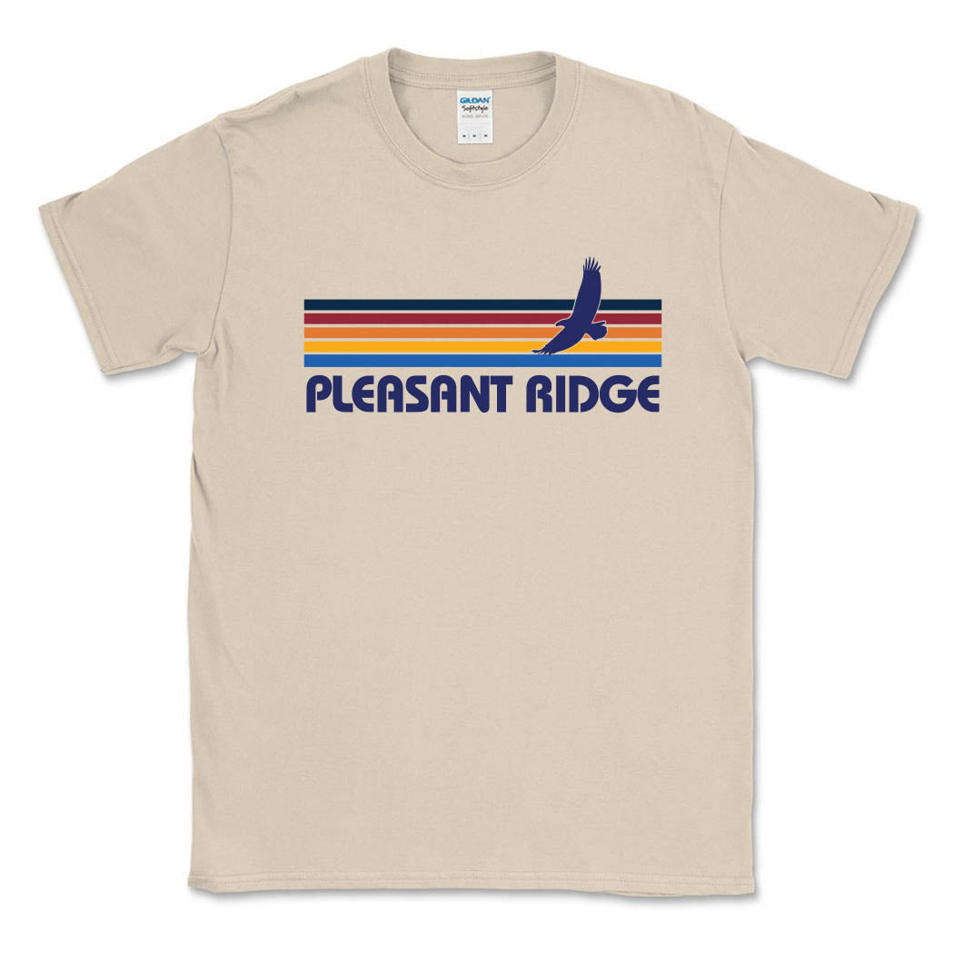 Sunset Stripes ~ Cotton Tee ~ Pleasant Ridge Elementary School