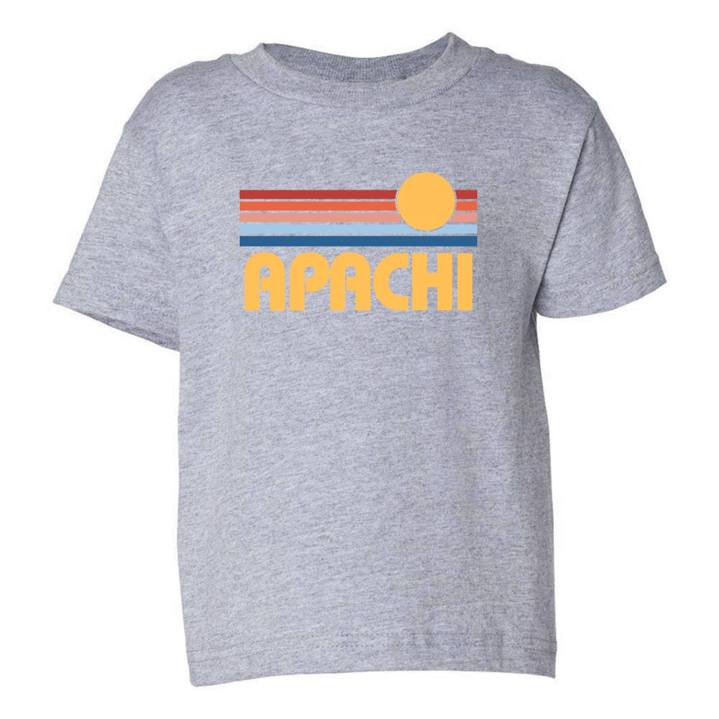 Sunset Stripes ~ Toddler Jersey T-Shirt ~ Apachi Day Camp