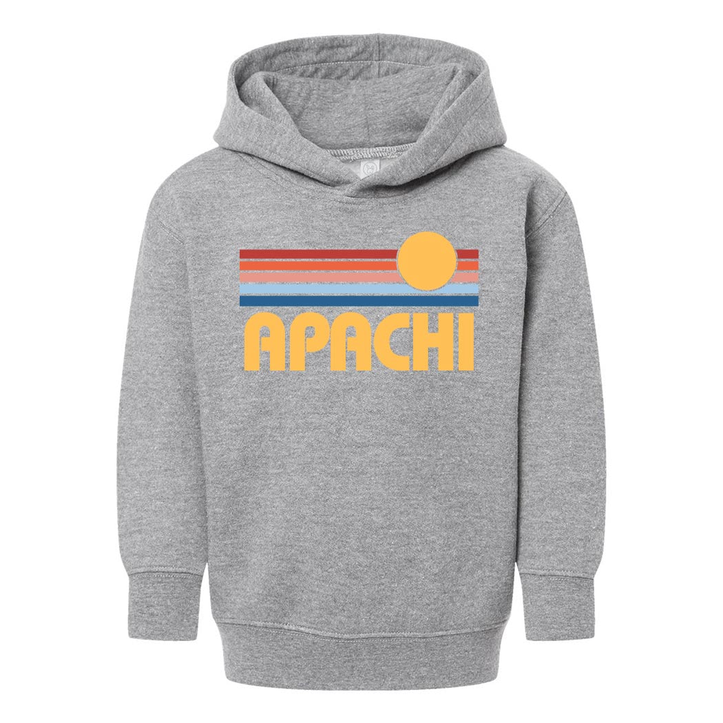 Sunset Stripes ~ Toddler Hoodie ~ Apachi Day Camp