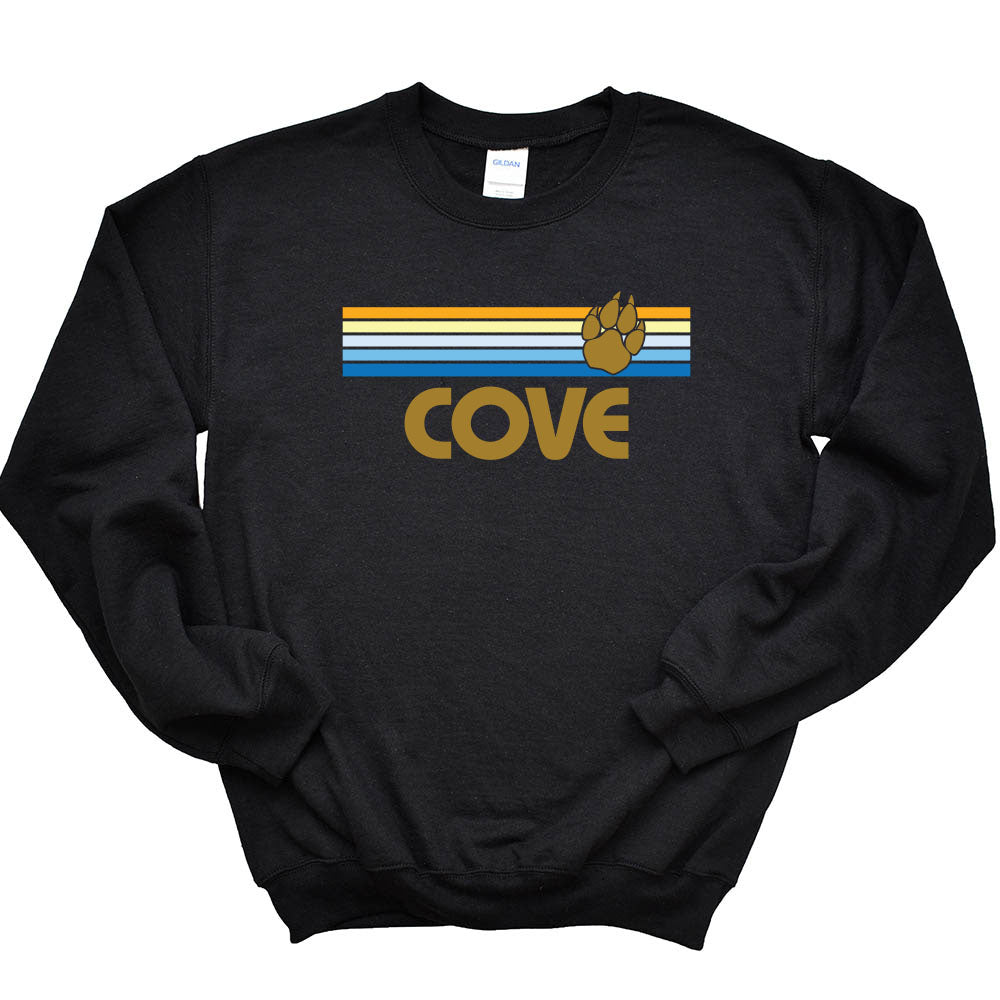 Sunset Stripes ~ Crewneck Sweatshirt ~ The Cove School