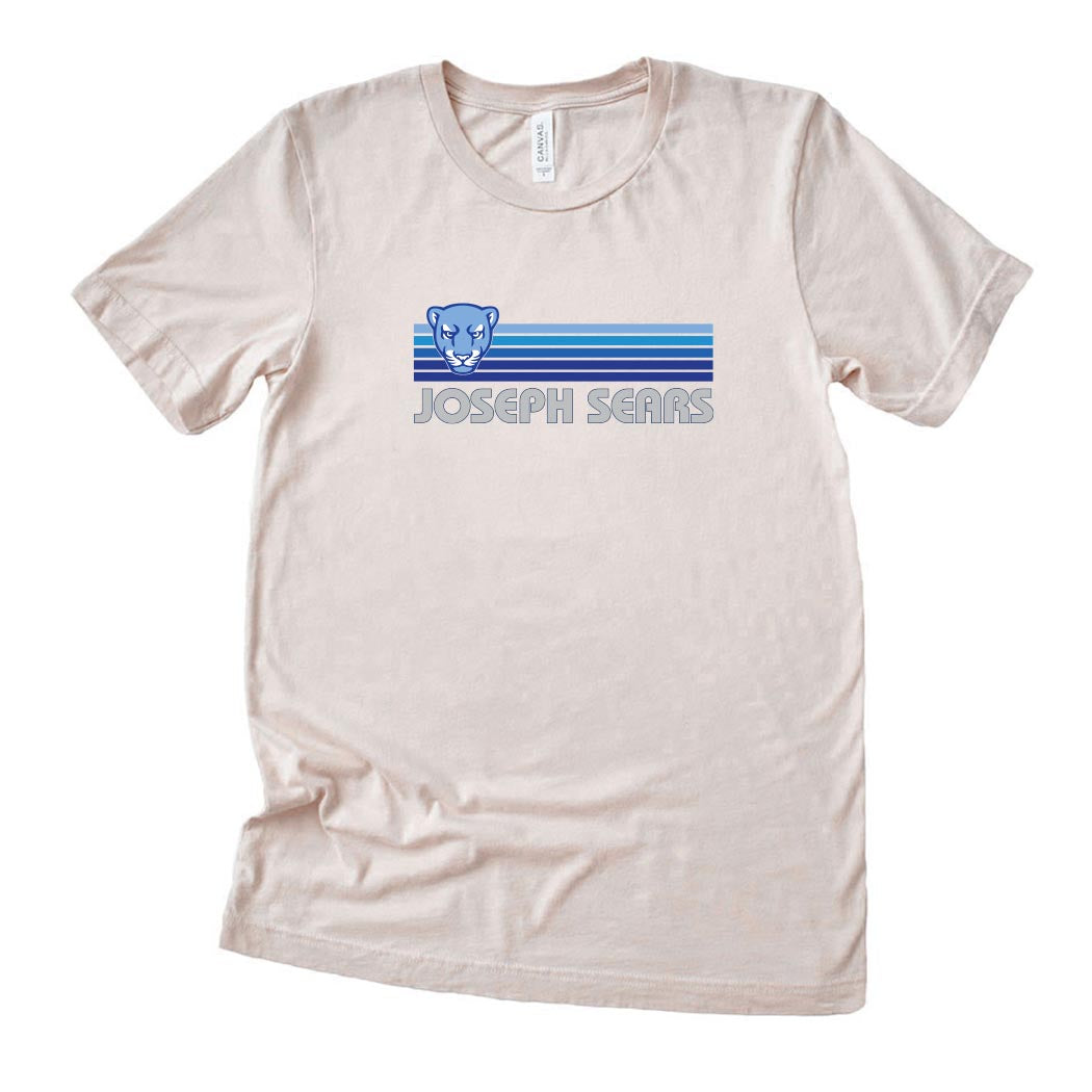 Sunset Stripes ~ Jersey T-Shirt ~ Joseph Sears School