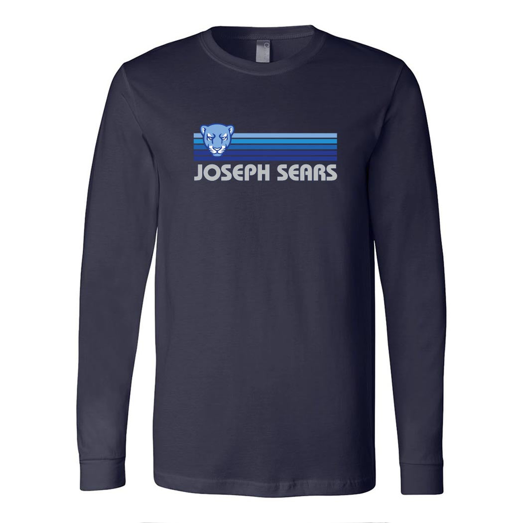 Sunset Stripes ~ Jersey Long Sleeve T-Shirt ~ Joseph Sears School