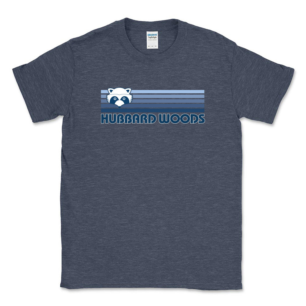 Sunset Stripes ~ Cotton T-Shirt ~ Hubbard Woods Elementary School