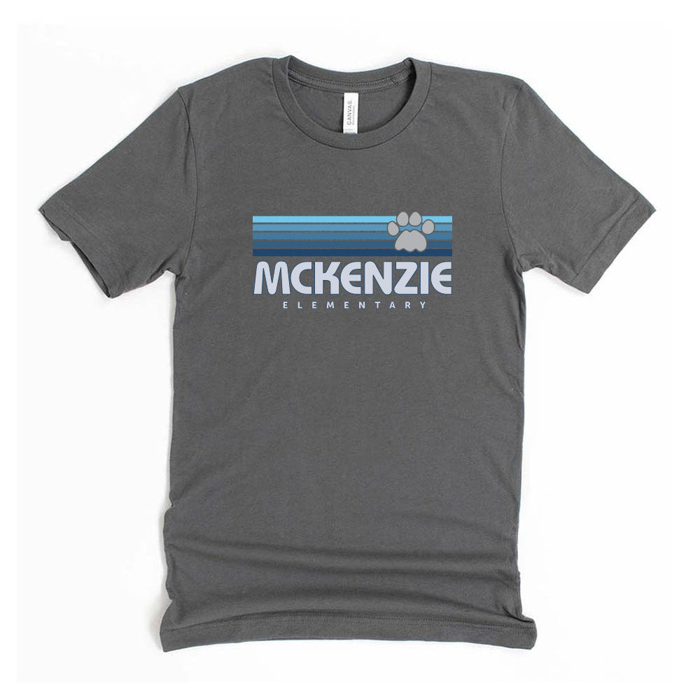Sunset Stripes ~ Jersey T-Shirt ~ McKenzie Elementary School