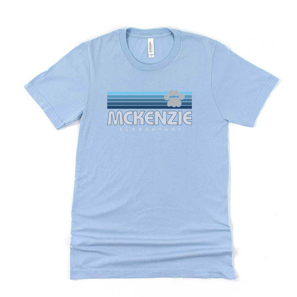Sunset Stripes ~ Jersey T-Shirt ~ McKenzie Elementary School