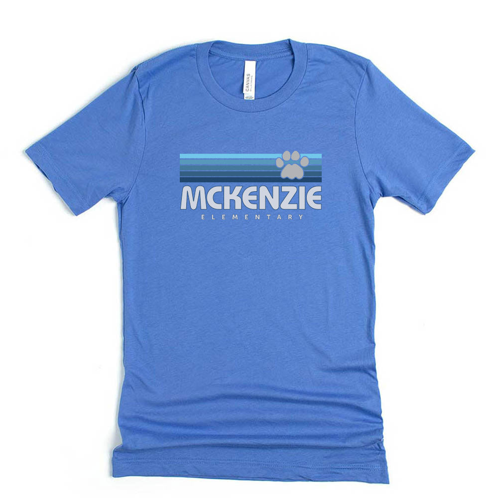 Sunset Stripes ~ Jersey T-Shirt ~ McKenzie Elementary School