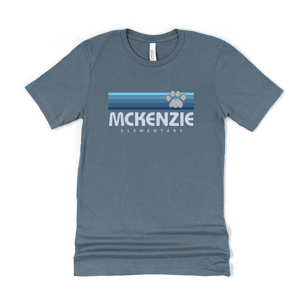 Sunset Stripes ~ Jersey T-Shirt ~ McKenzie Elementary School