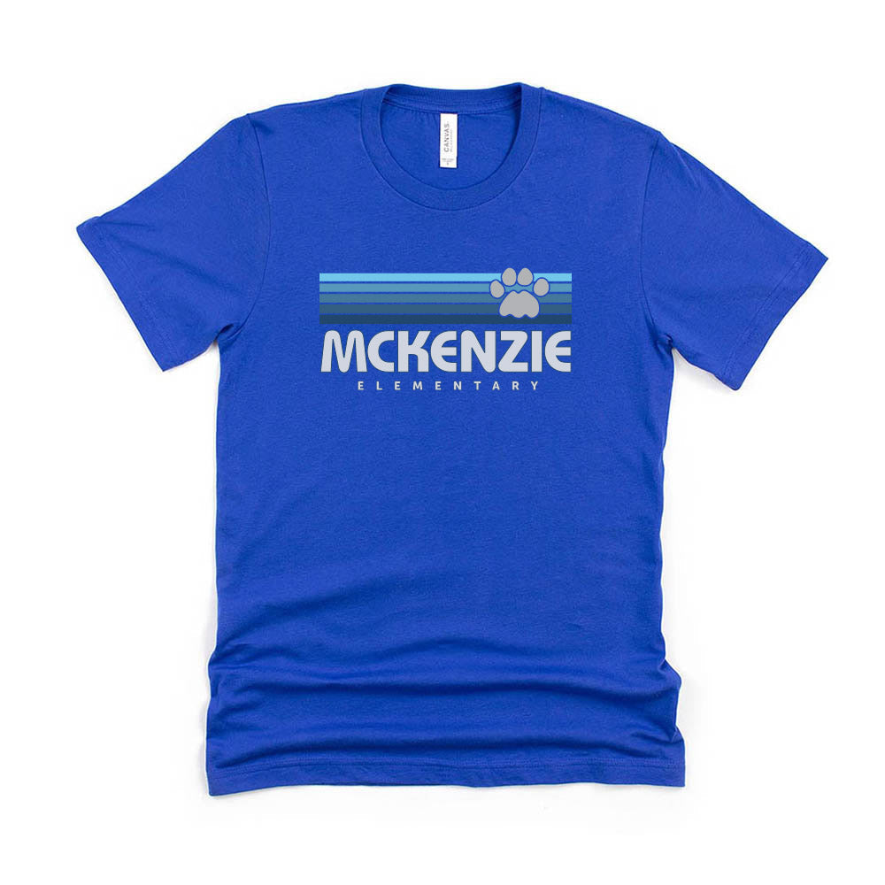 Sunset Stripes ~ Jersey T-Shirt ~ McKenzie Elementary School