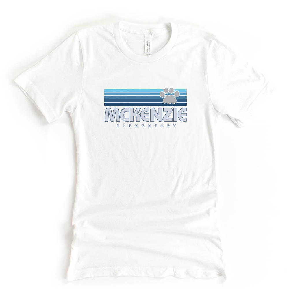 Sunset Stripes ~ Jersey T-Shirt ~ McKenzie Elementary School