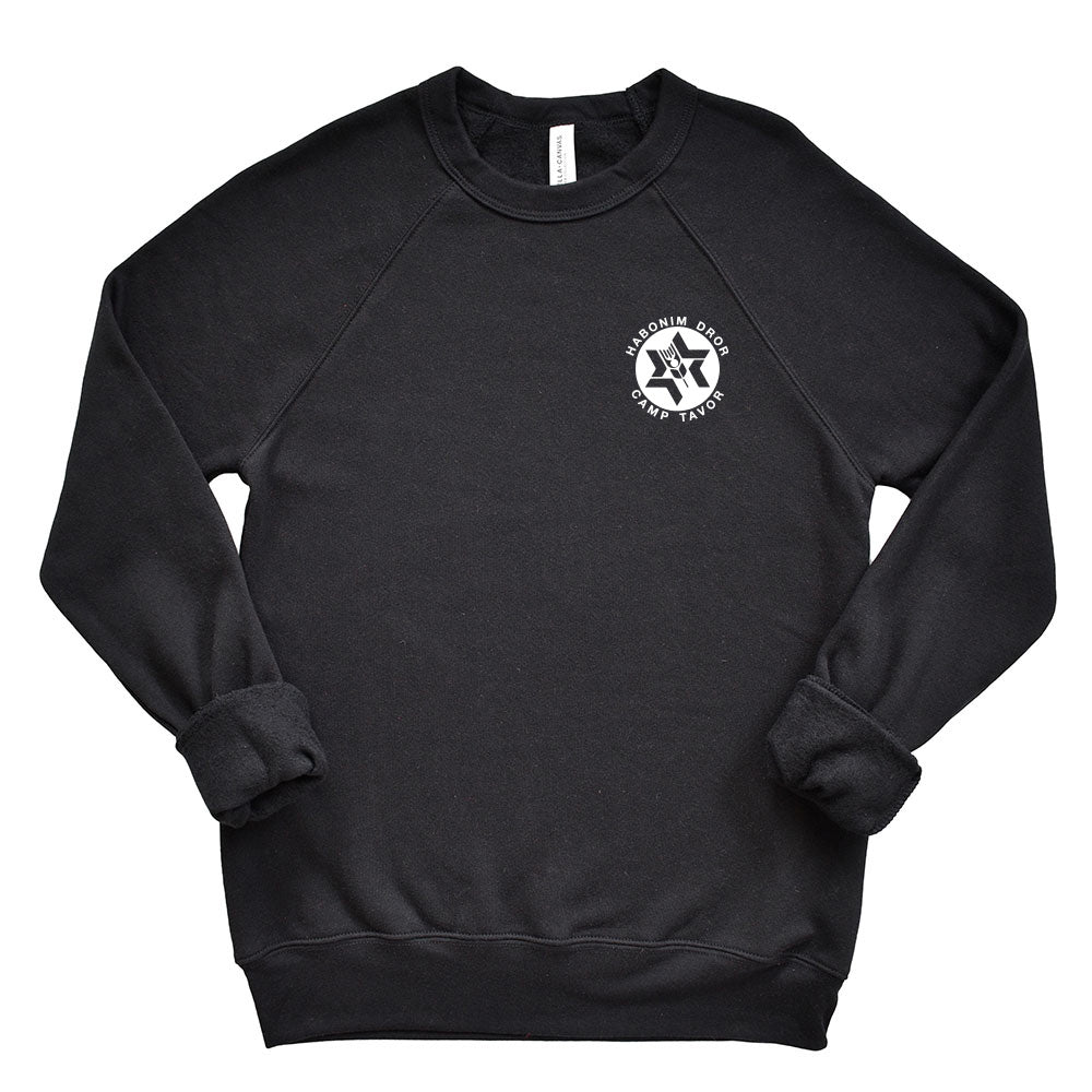 Fleece ~ Raglan Crewneck Sweatshirt ~ Camp Tavor