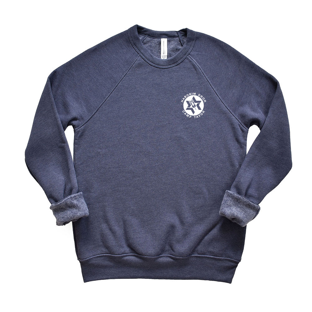 Fleece ~ Raglan Crewneck Sweatshirt ~ Camp Tavor