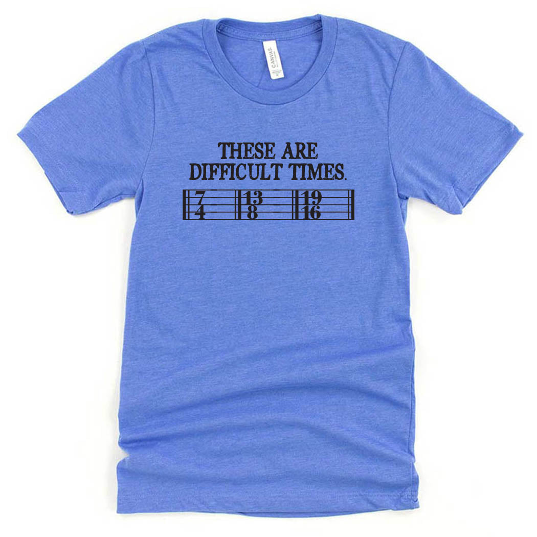 These Are Difficult Times ~ Youth Jersey T-Shirt ~ humanKIND