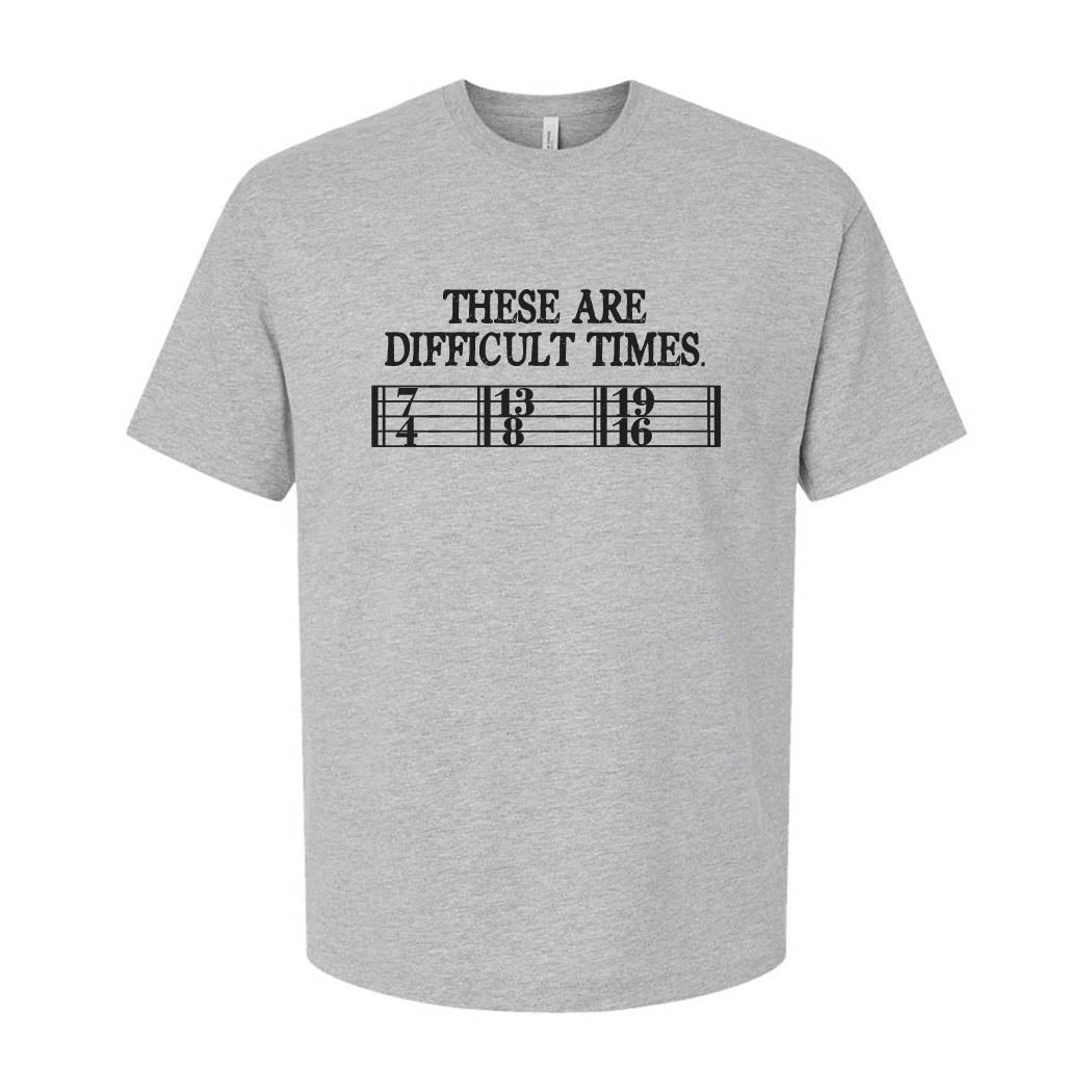 These Are Difficult Times ~ Youth Heavyweight Cotton T-Shirt ~ humanKIND