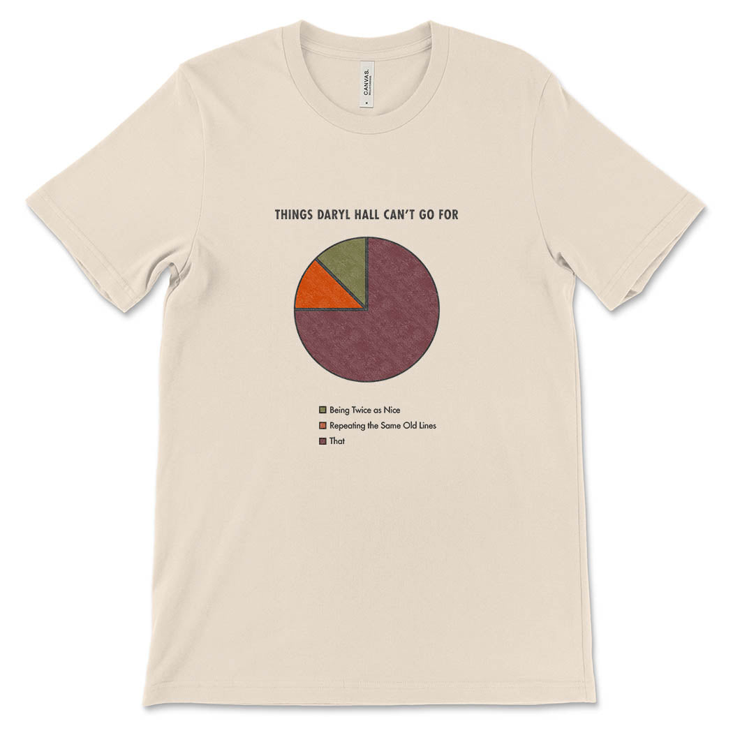 Things Daryl Hall Can't Go For ~ Jersey T-Shirt ~ humanKIND