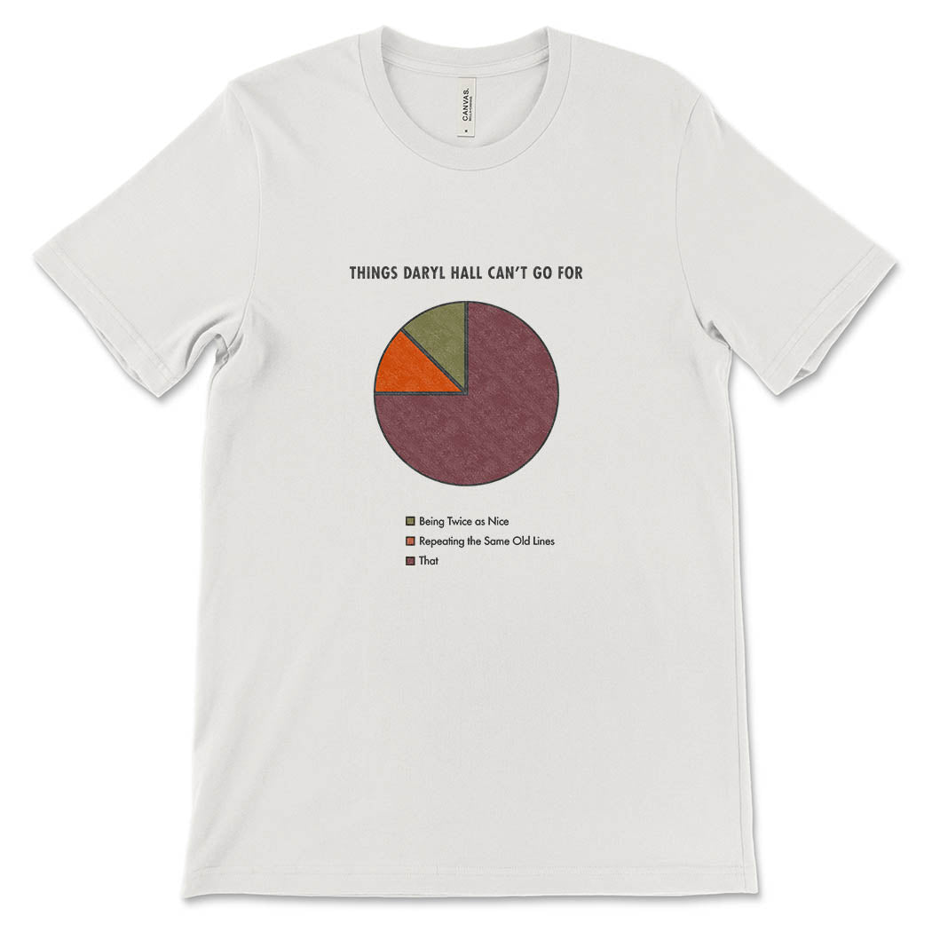 Things Daryl Hall Can't Go For ~ Jersey T-Shirt ~ humanKIND