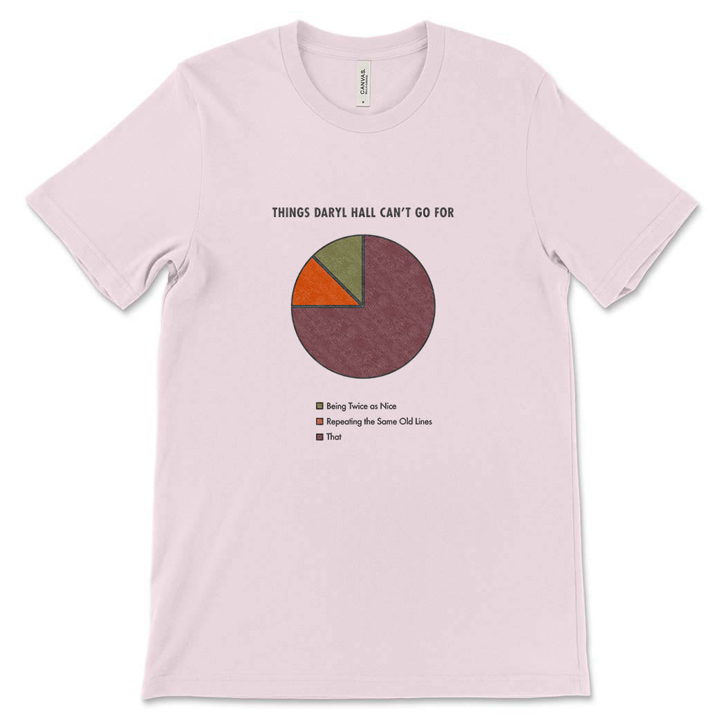 Things Daryl Hall Can't Go For ~ Jersey T-Shirt ~ humanKIND