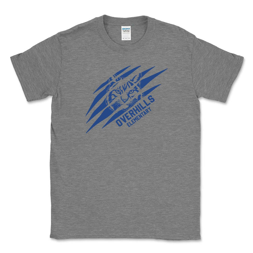 Torn - Overhills Elementary ~ Cotton T-Shirt ~ Overhills Elementary School