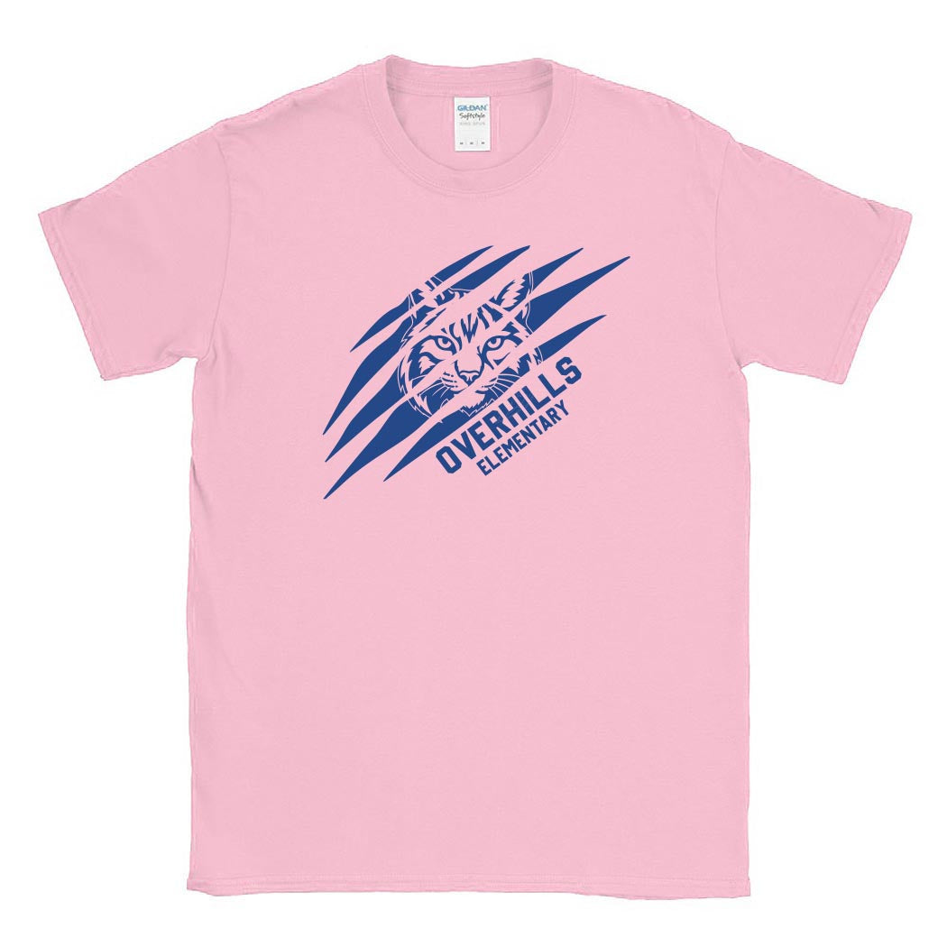 Torn - Overhills Elementary ~ Cotton T-Shirt ~ Overhills Elementary School