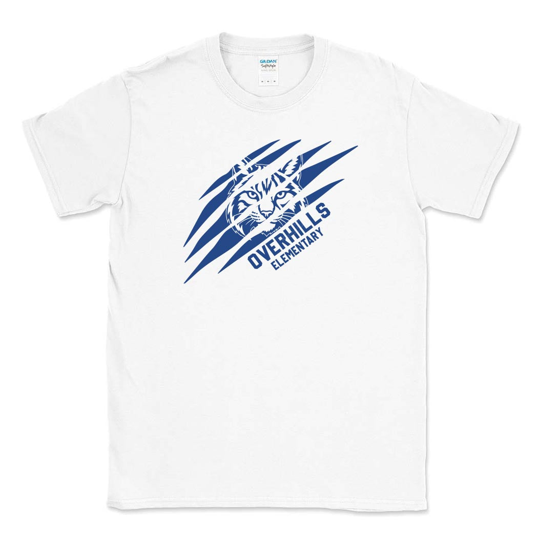Torn - Overhills Elementary ~ Cotton T-Shirt ~ Overhills Elementary School