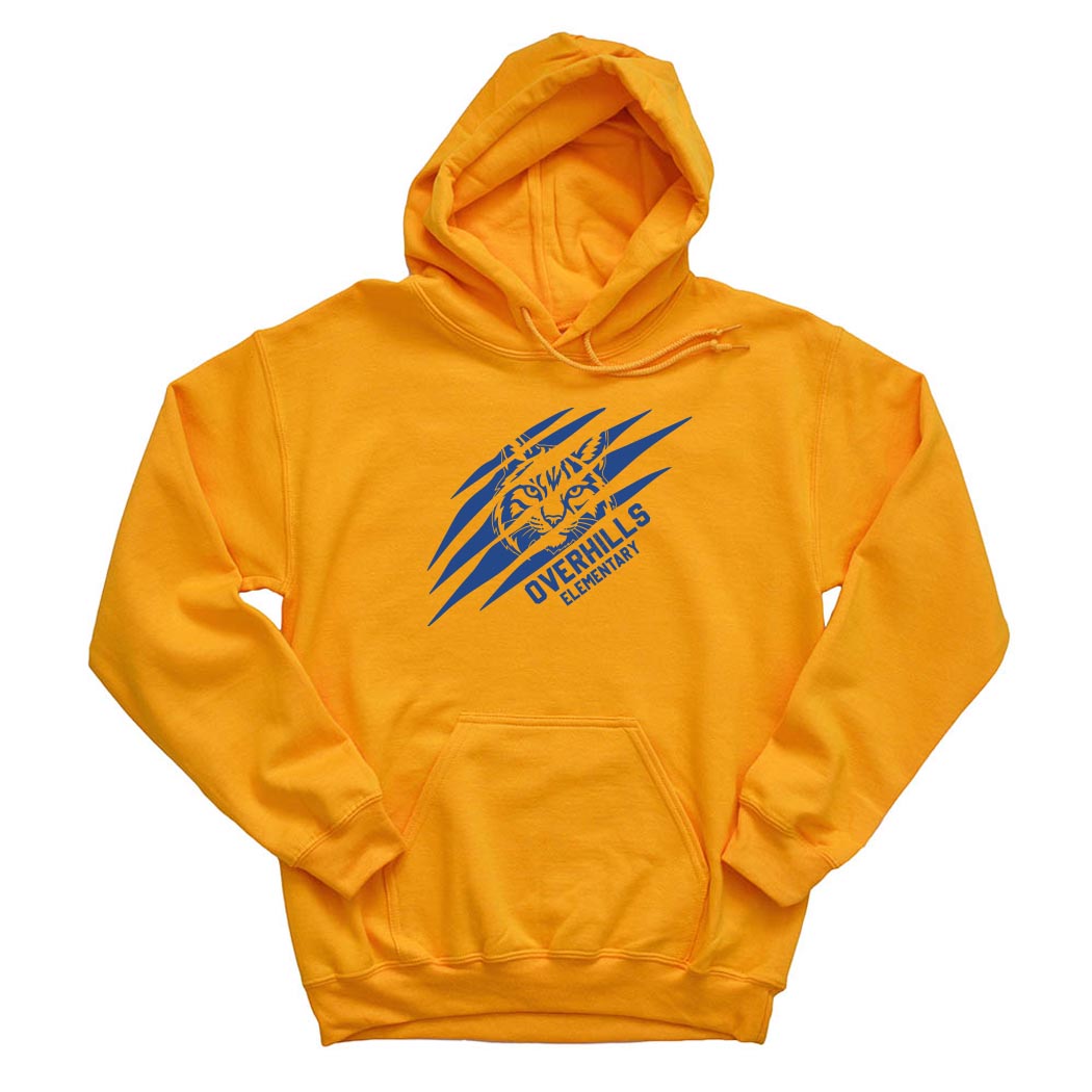 Torn - Overhills Elementary ~ Hoodie ~ Overhills Elementary School