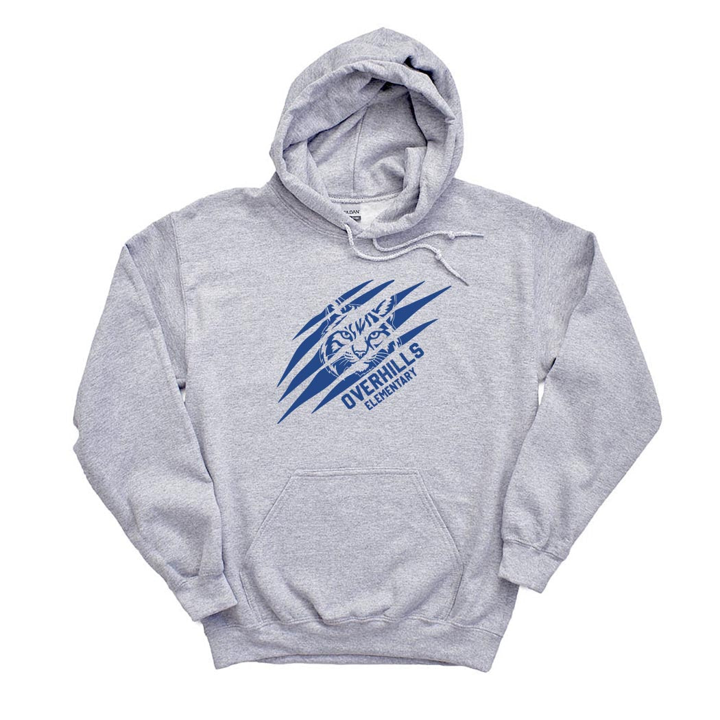 Torn - Overhills Elementary ~ Hoodie ~ Overhills Elementary School