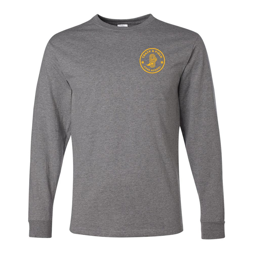 TRACK & FIELD DRIPOWER LONG SLEEVE TEE ~ COVE SCHOOL ~ youth and adult <br>classic fit