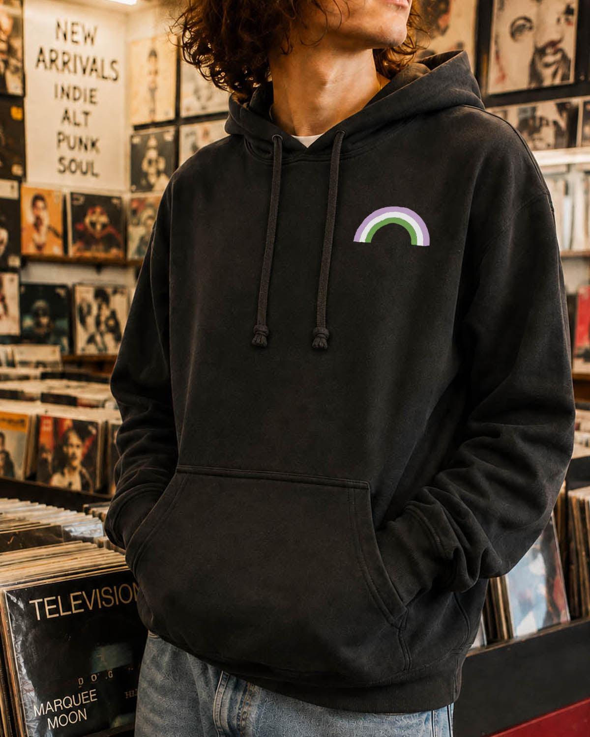True Colors ~ Lightweight Hoodie ~ humanKIND pride