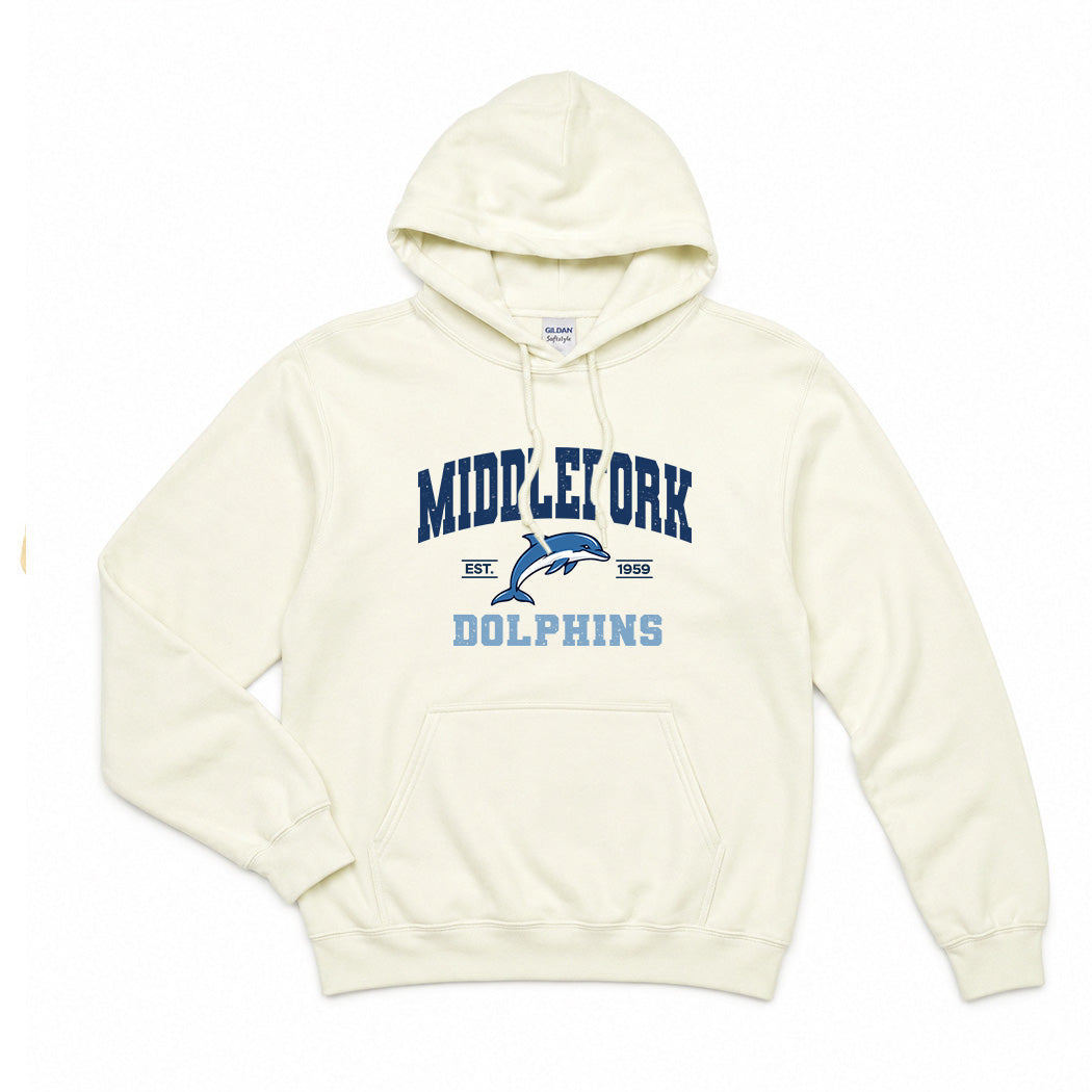 Varsity Dolphins Middlefork ~ Hoodie ~ Middlefork Elementary School