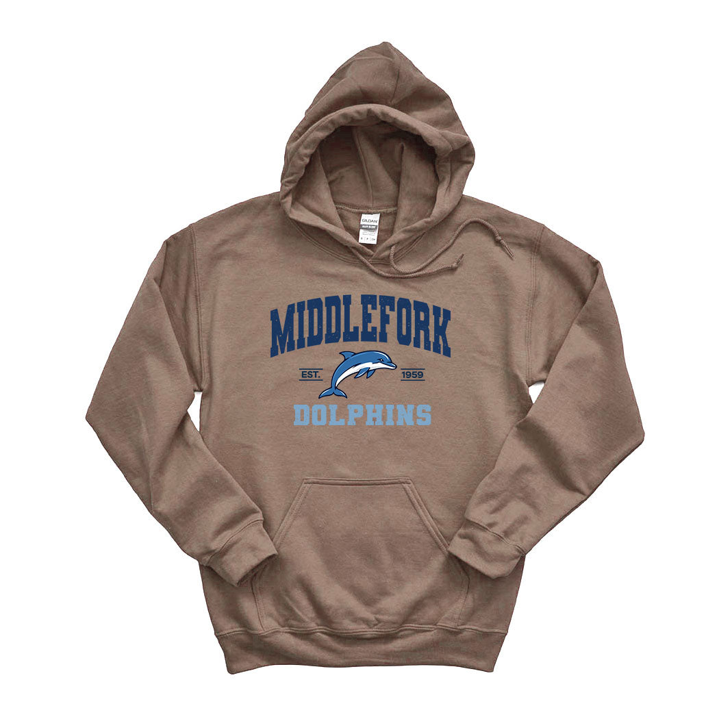 Varsity Dolphins Middlefork ~ Hoodie ~ Middlefork Elementary School
