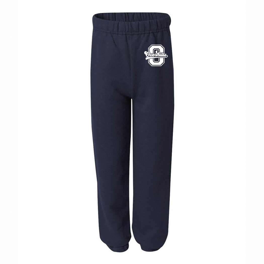 Varsity Letter Script Overhills ~ Sweatpants ~ Overhills Elementary School