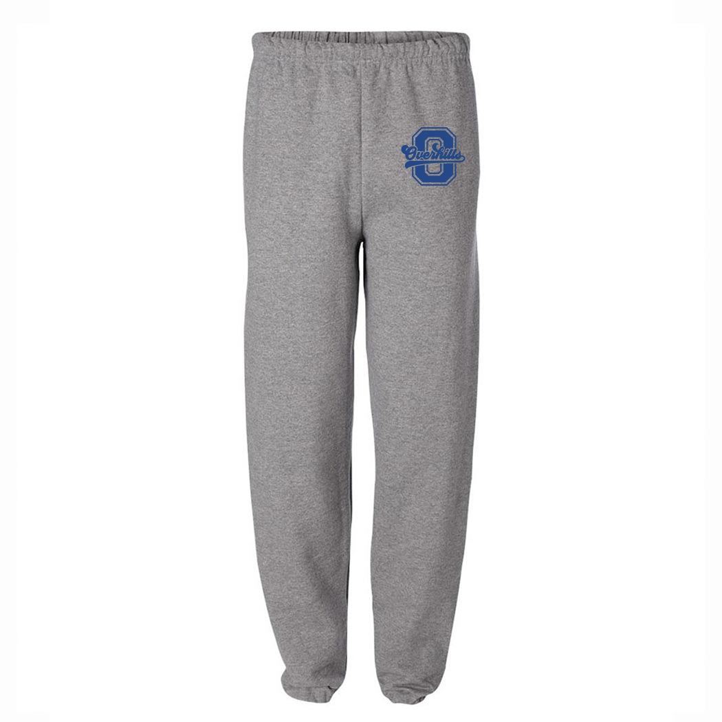Varsity Letter Script Overhills ~ Sweatpants ~ Overhills Elementary School