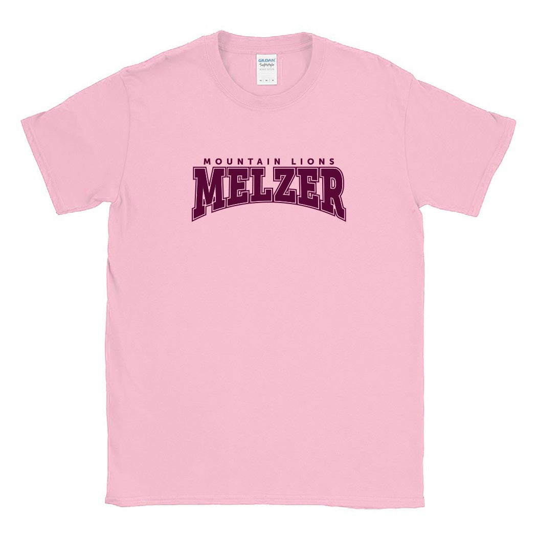 Varsity Mountain Lions ~ Cotton T-Shirt ~ Melzer Elementary School