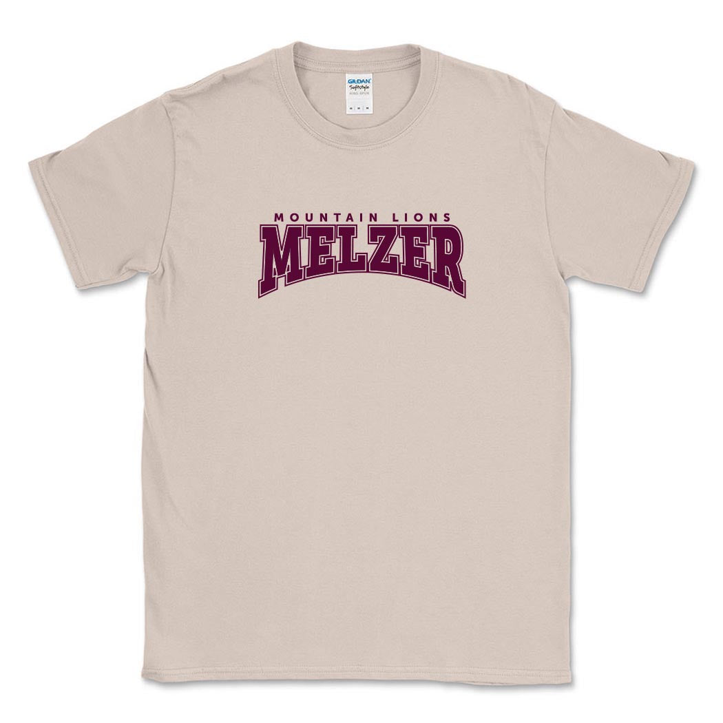 Varsity Mountain Lions ~ Cotton T-Shirt ~ Melzer Elementary School