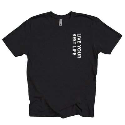 LIVE YOUR BEST LIFE VERTICAL TRIBLEND TEE ~ BEST LIFE ~ youth, women's & unisex ~ classic fit