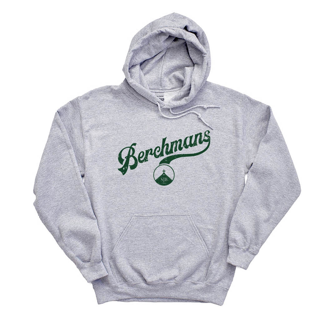 Vintage Script Berchmans ~ Hoodie ~ St. John Berchmans